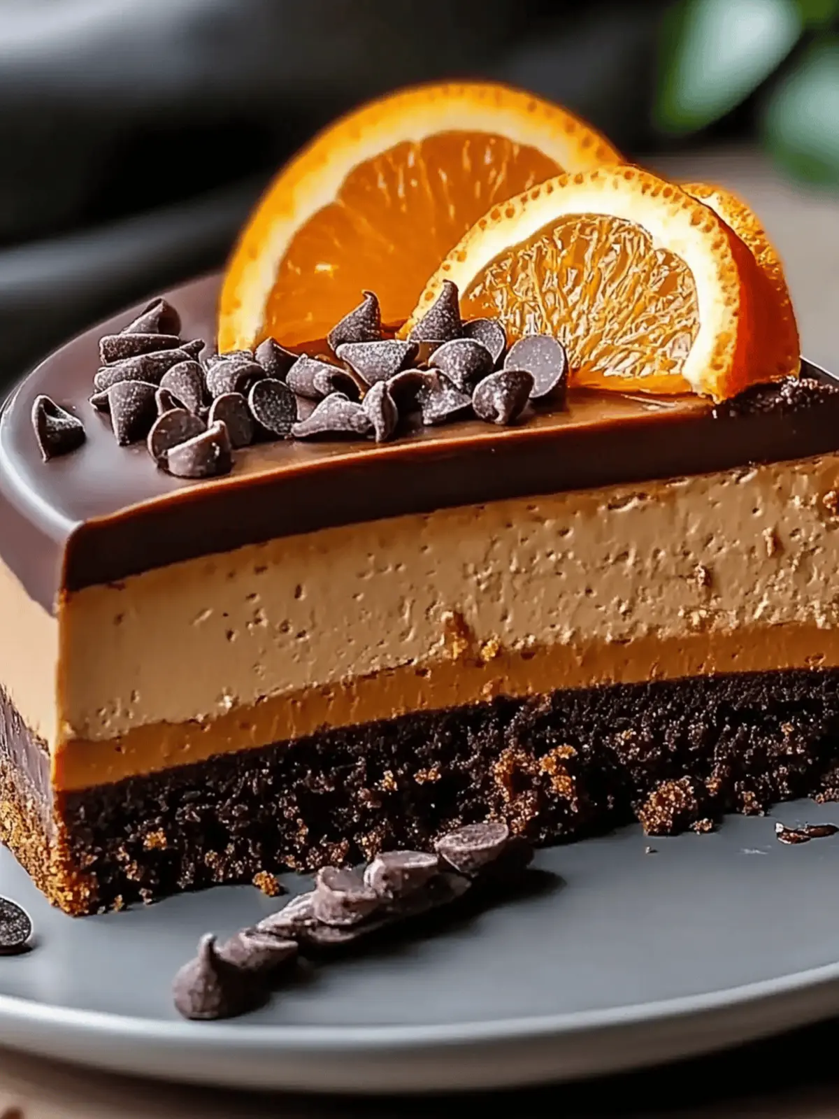 Chocolate Orange Cheesecake