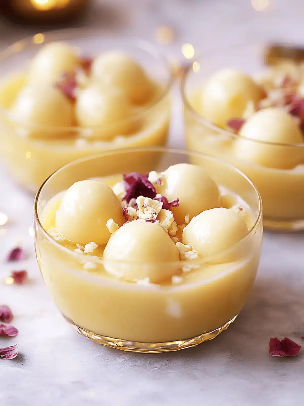 Custard Rasgulla