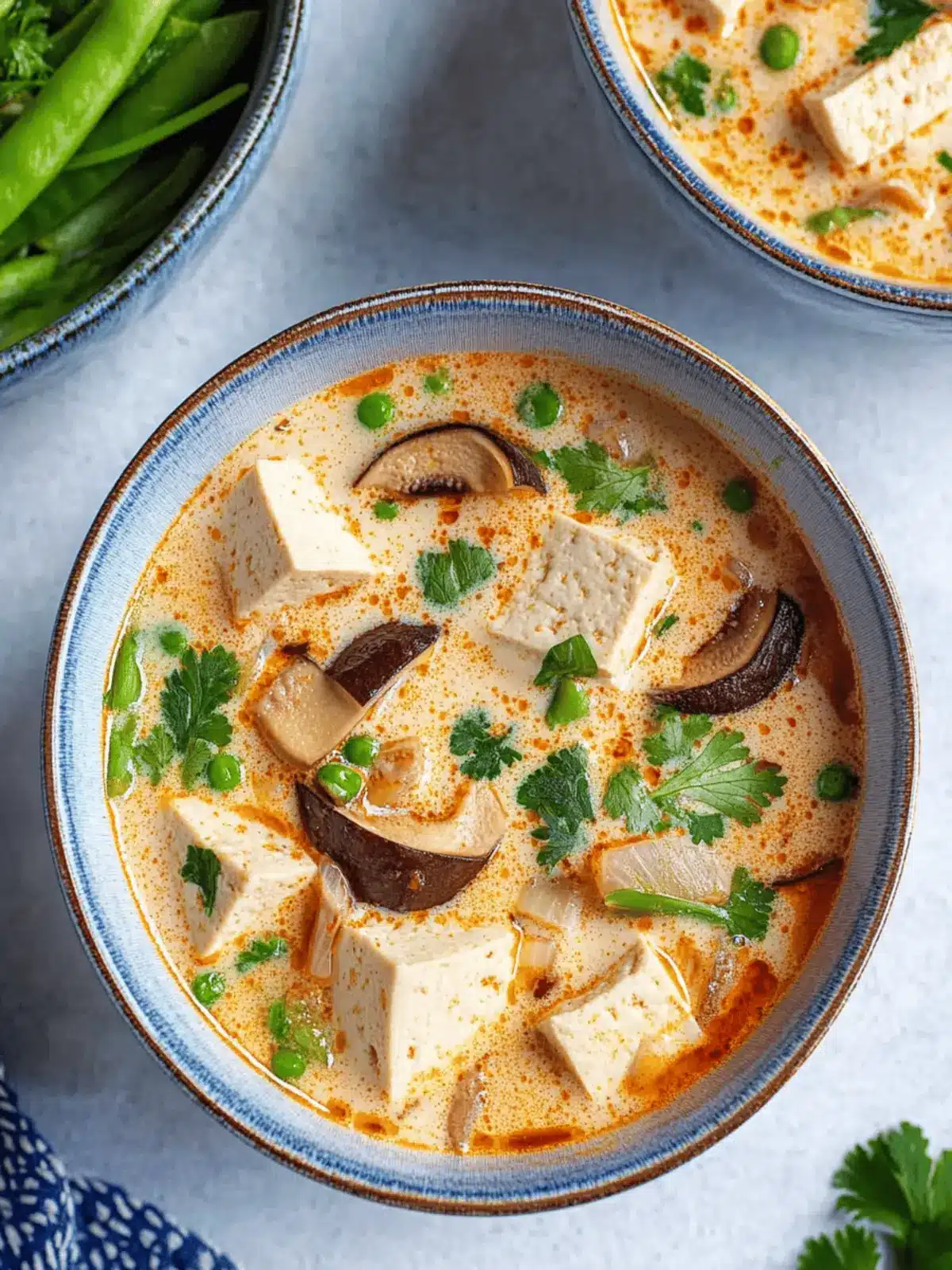 Creamy Coconut Tofu Soup