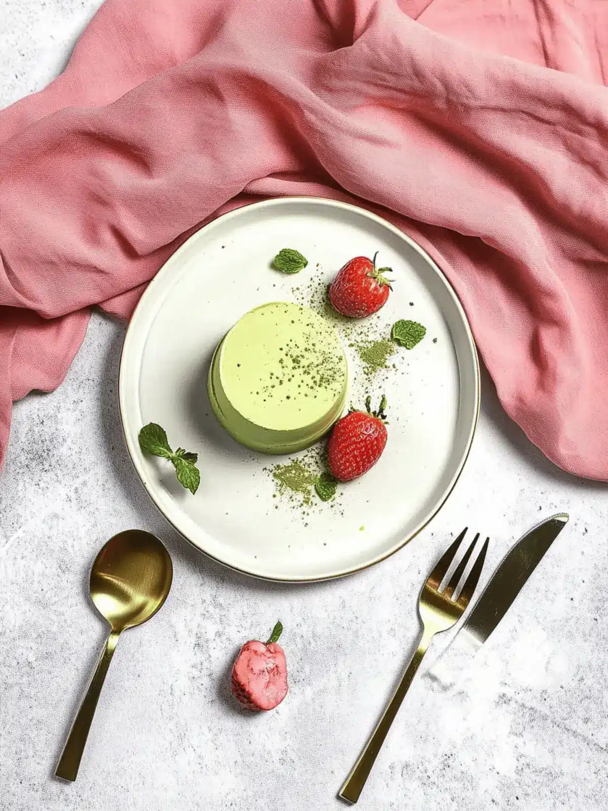 Matcha Panna Cotta