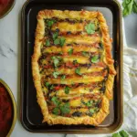 Samosa Tart (open faced)
