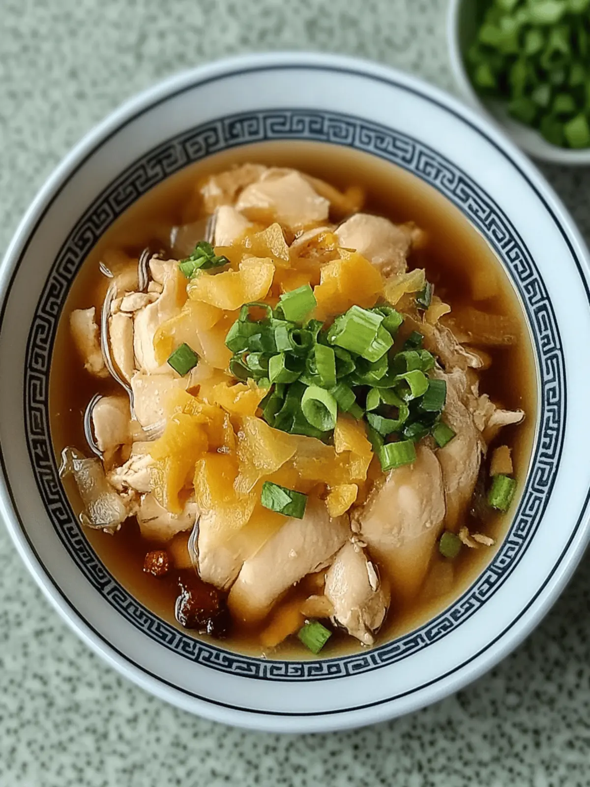 Ginger Steamed Chicken