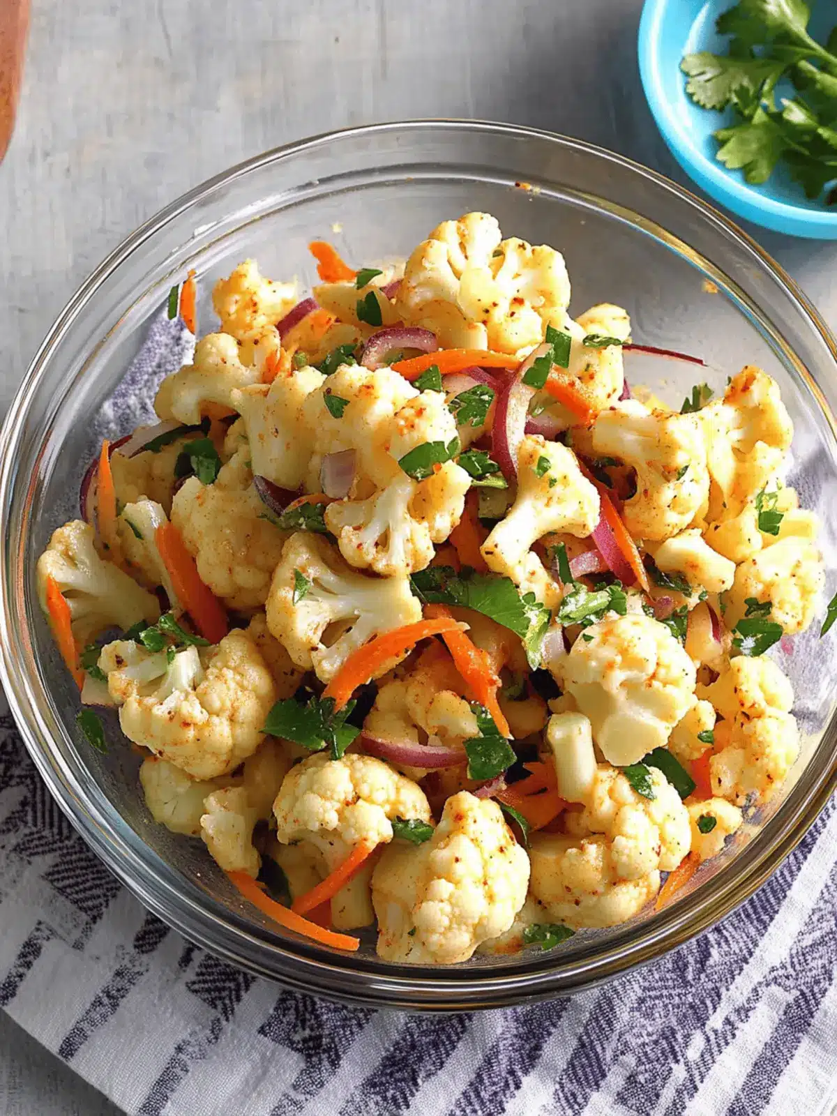 Marinated Cauliflower Salad
