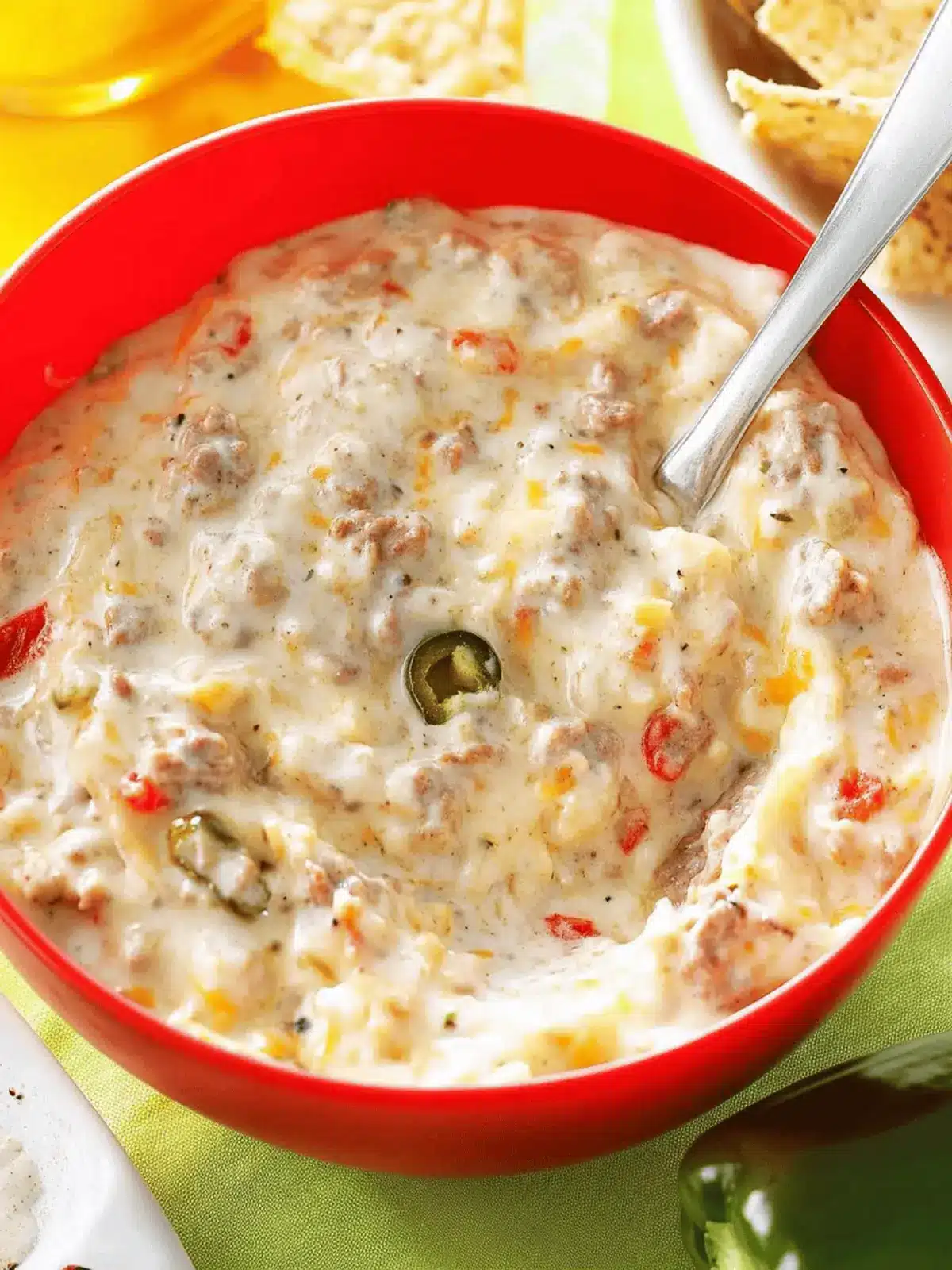 Sausage Jalapeno Dip