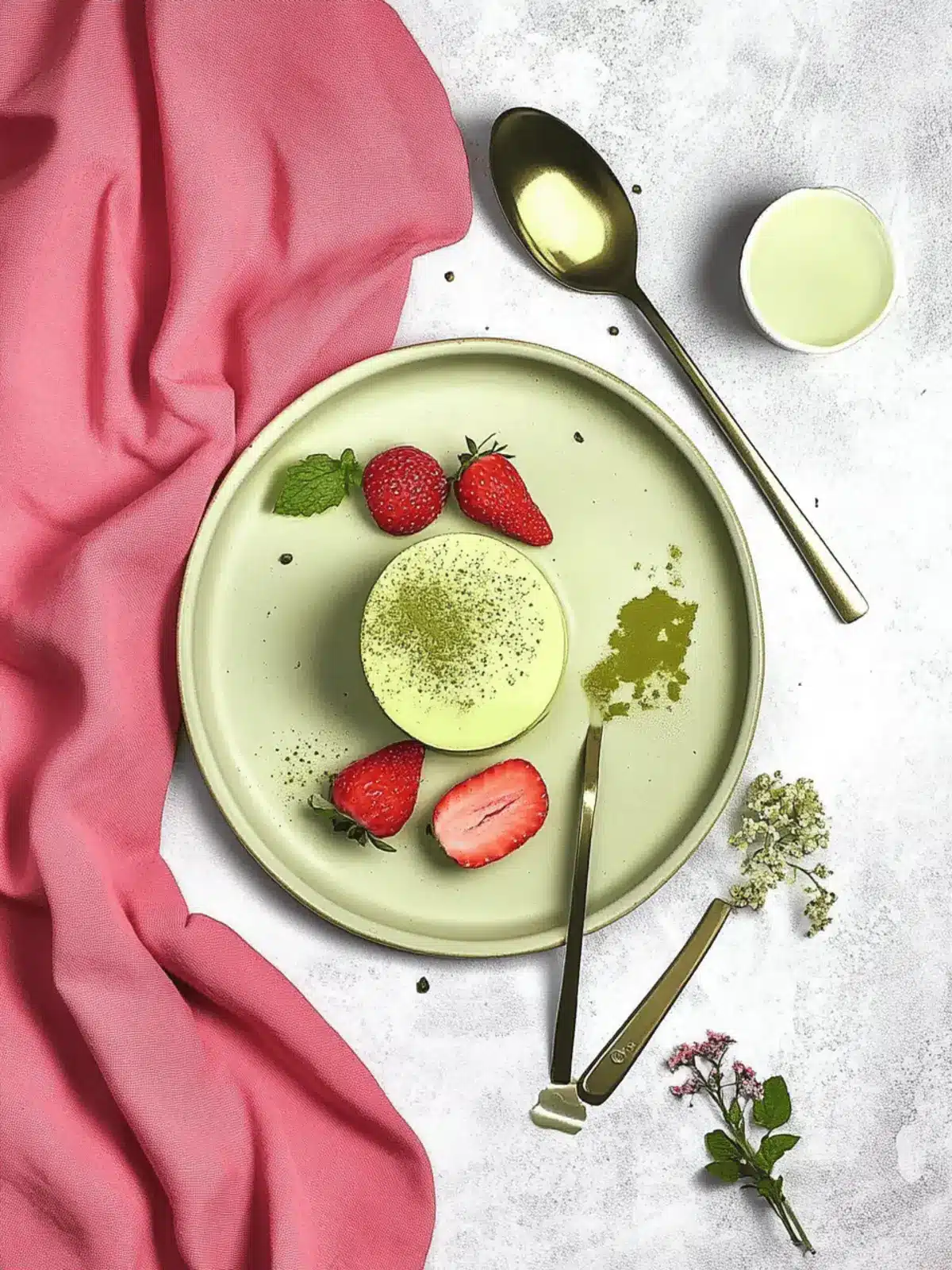 Matcha Panna Cotta