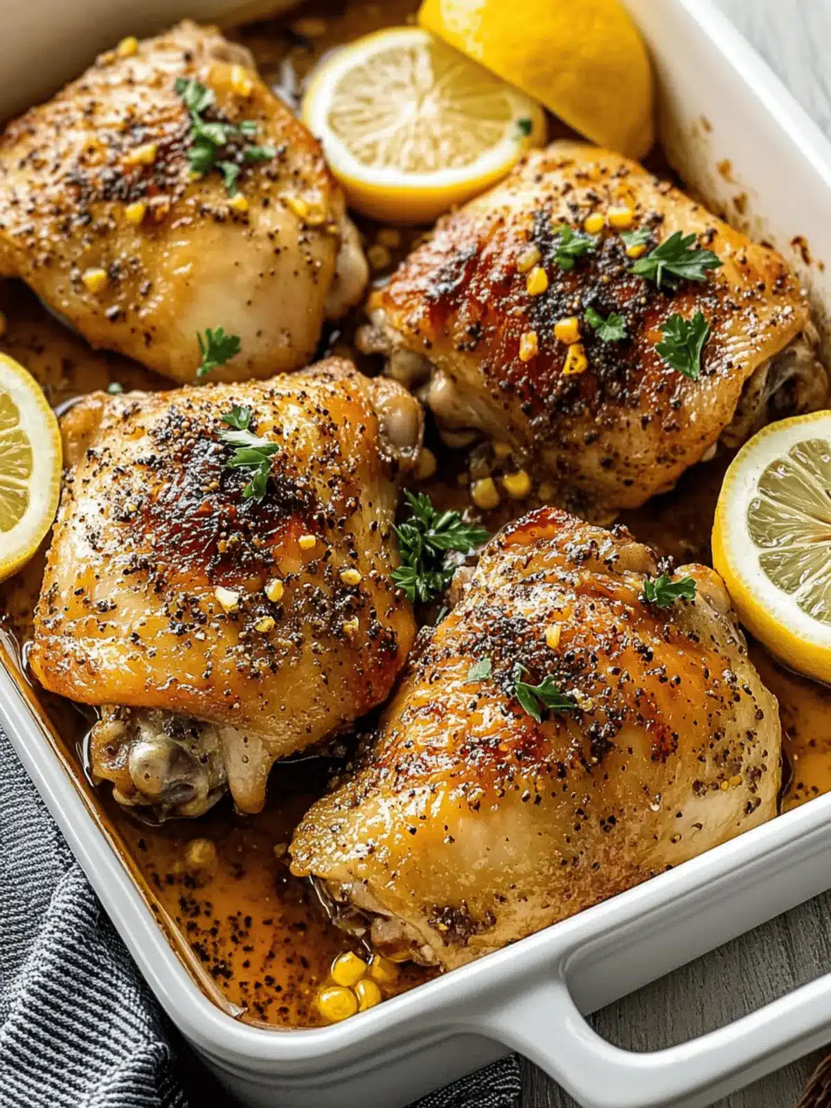 Lemon Pepper Chicken Thighs