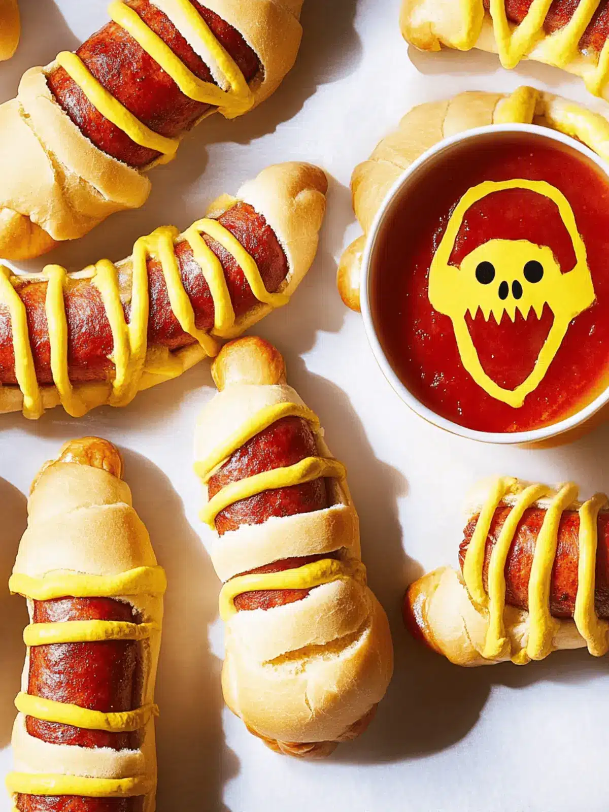 Mummy Hot Dogs: Easy Spooky Snacks Ready in Just 35 Minutes 3 Mummy Hot Dogs