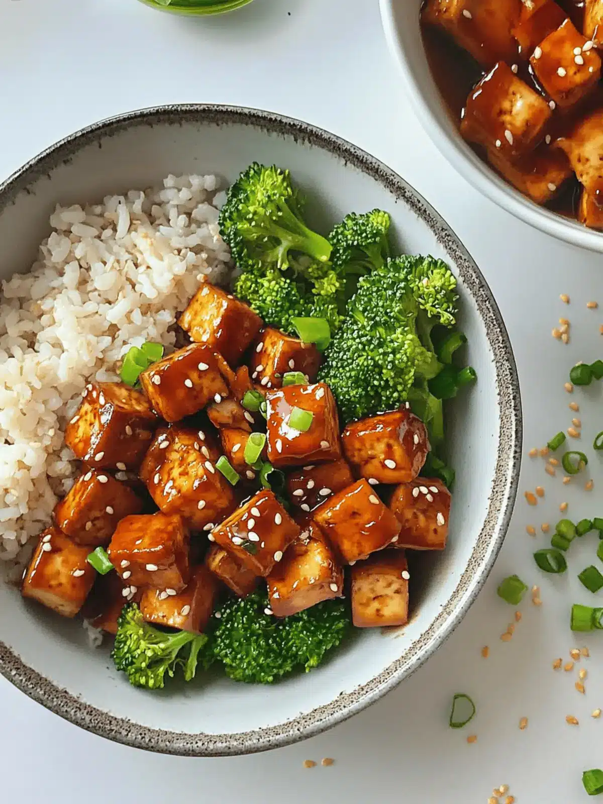 Sticky Tofu Bowl