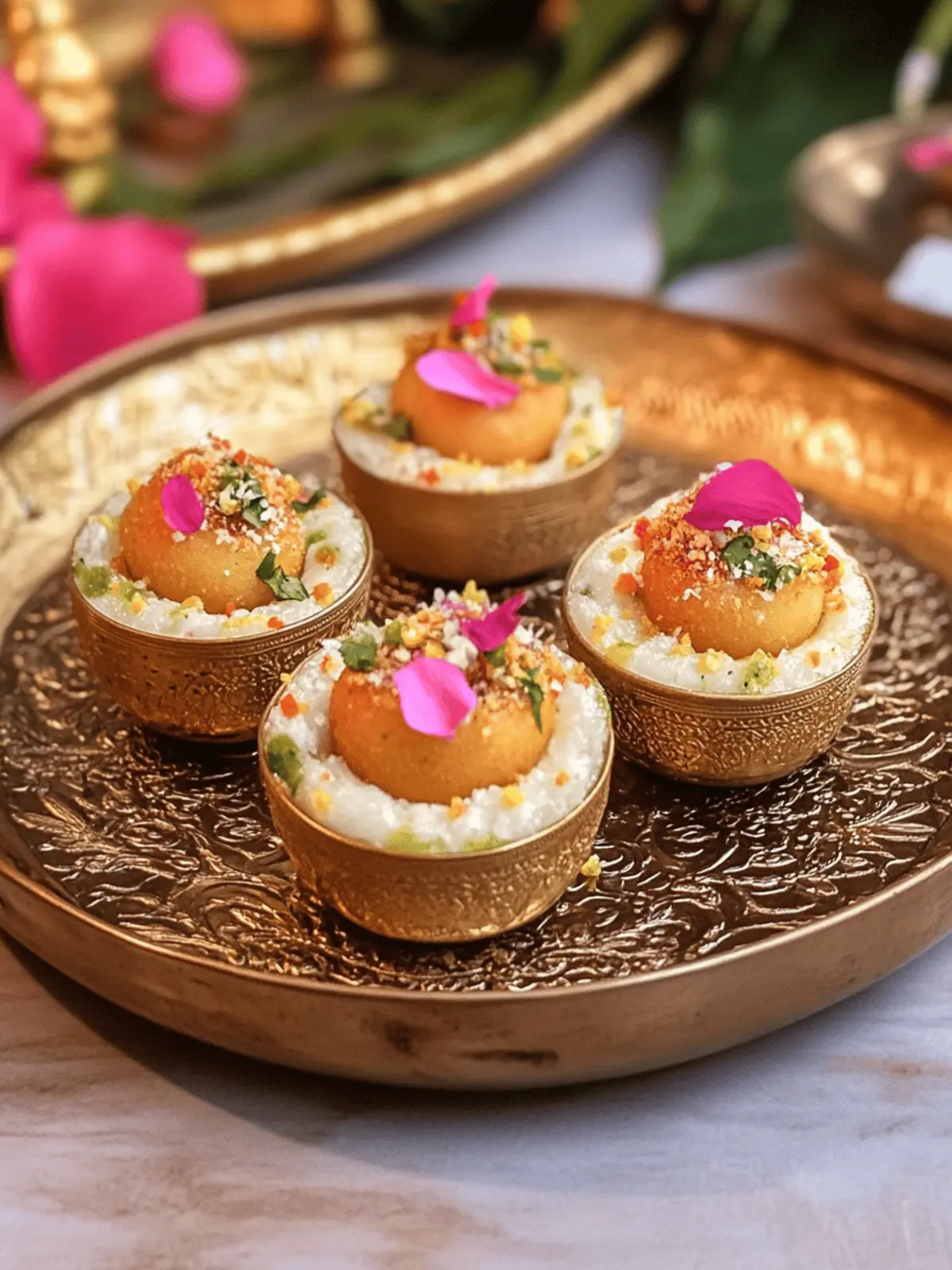 Sitaphal Phirni In Motichoor Cups