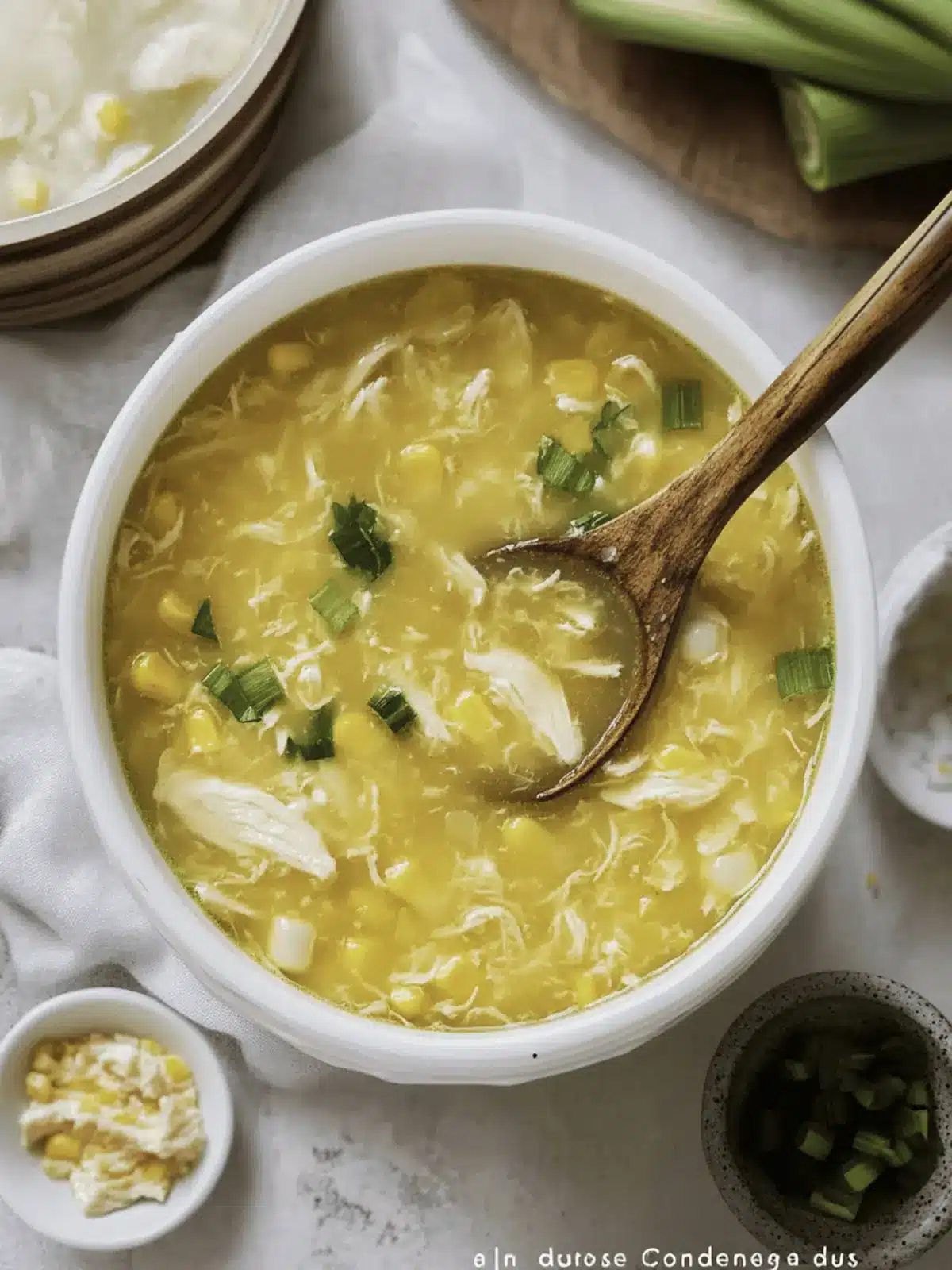 Chicken Corn Egg Drop Soup