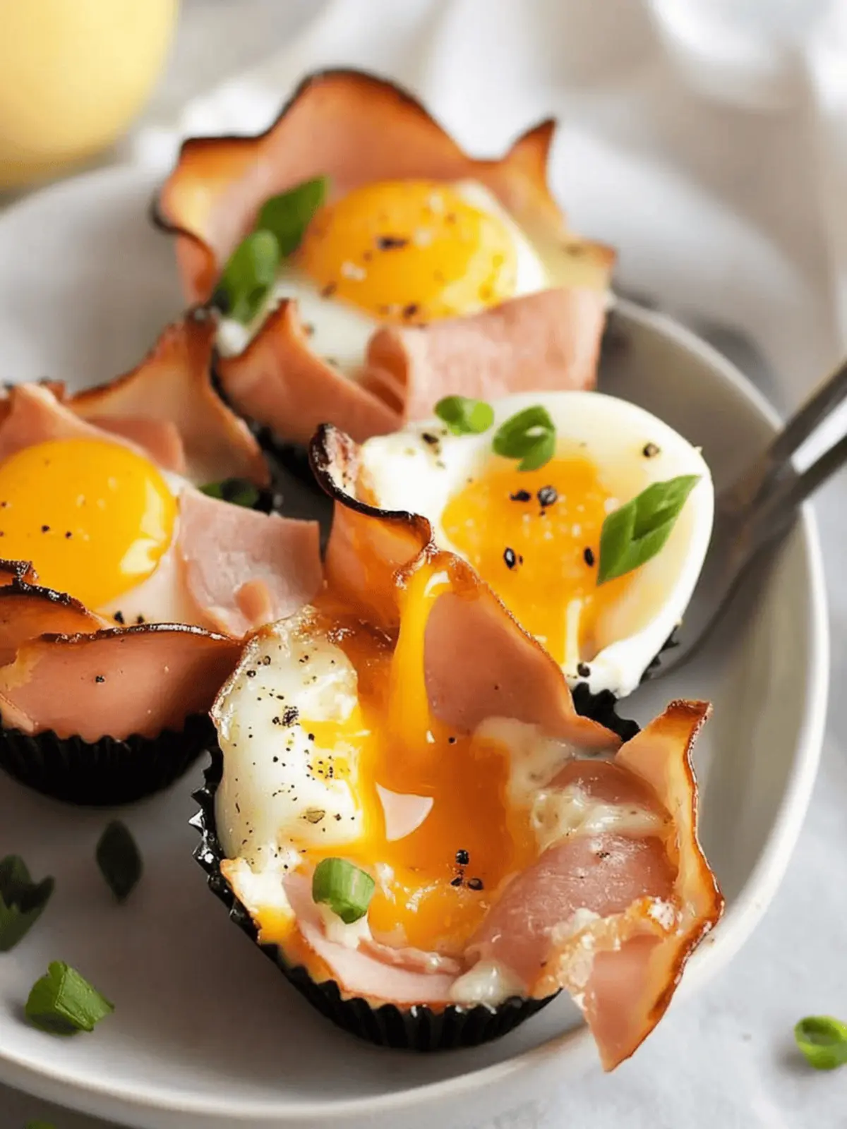Savory Ham and Cheese Egg Cups for a Quick Breakfast Delight 3 Ham and Cheese Egg Cups