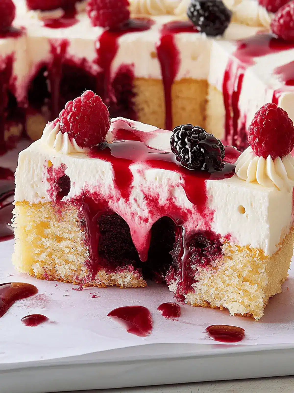 Vampire Poke Cake