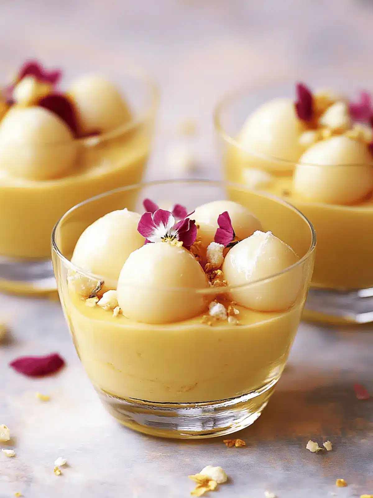 Custard Rasgulla