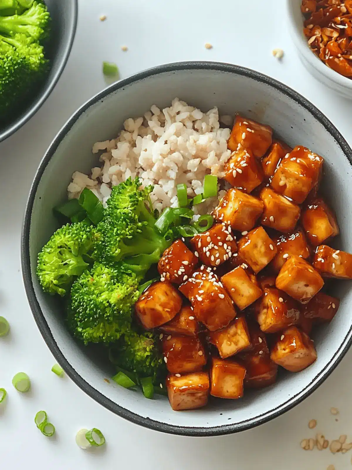 Sticky Tofu Bowl