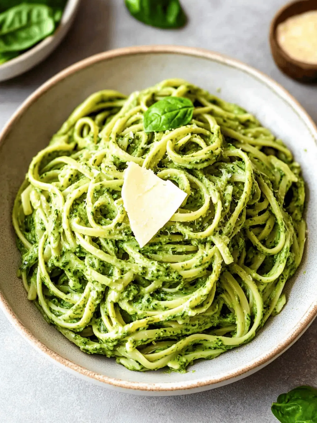 10-Minute Spinach Pasta Sauce