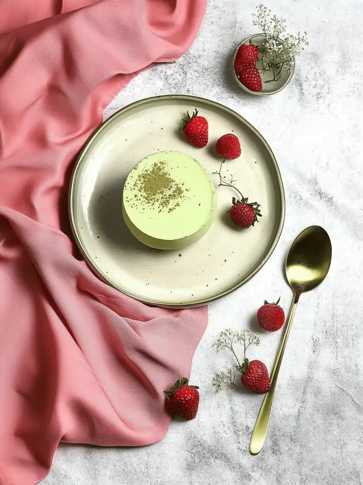 Matcha Panna Cotta
