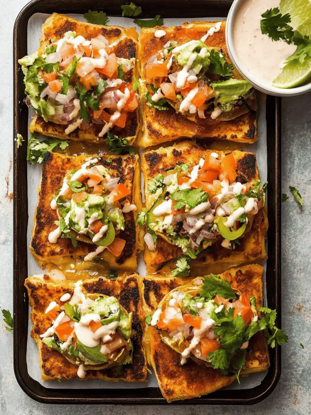 Upside Down Puff Pastry Tacos