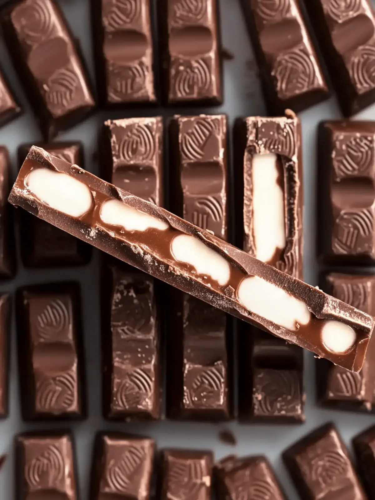 Delightful Vegan Kinder Riegel with Creamy Milk Filling 4 Vegan Kinder Riegel (Chocolate Sticks with Milk Filling)