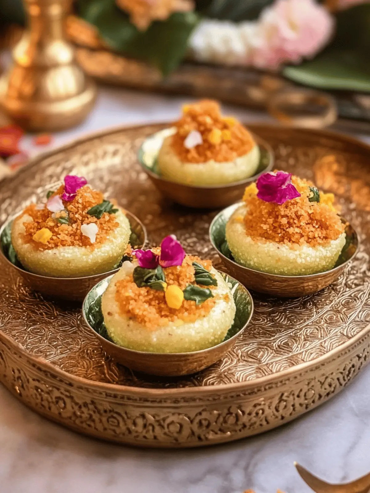 Sitaphal Phirni In Motichoor Cups