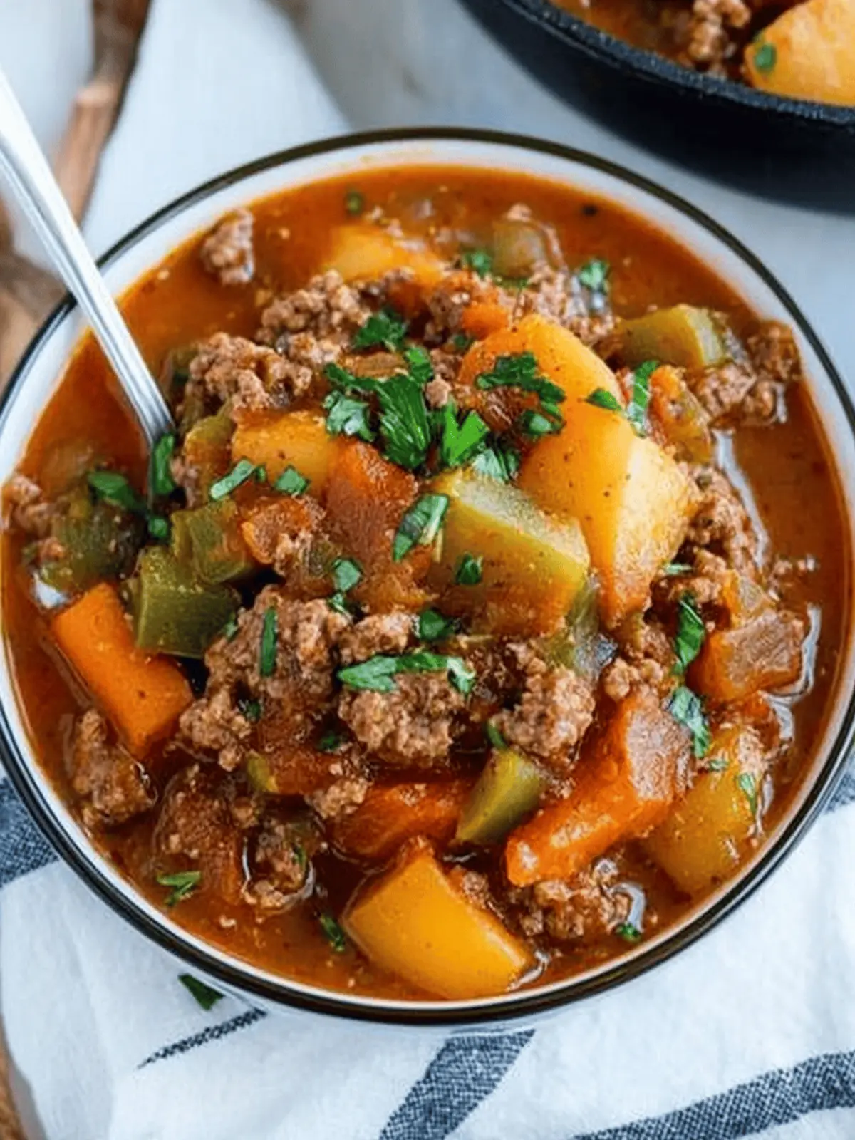Loaded Hamburger Soup
