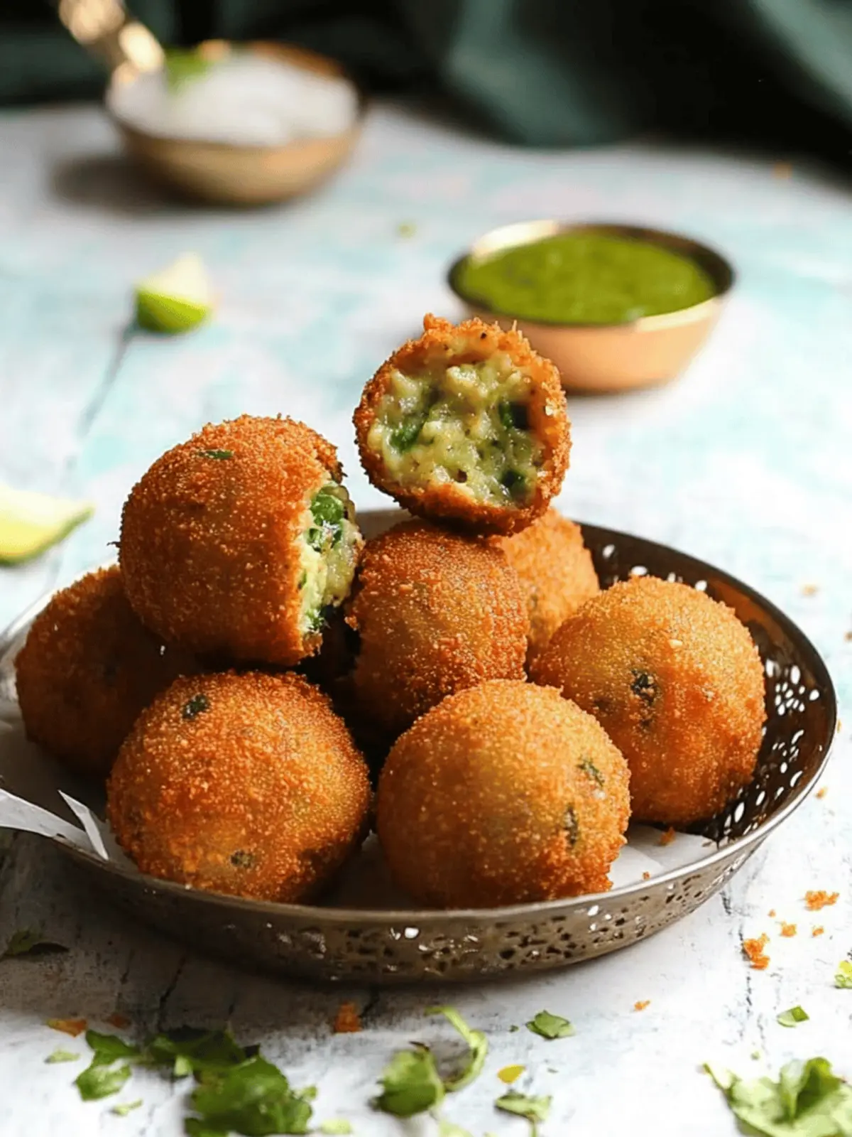 Cheese Chutney Bombs