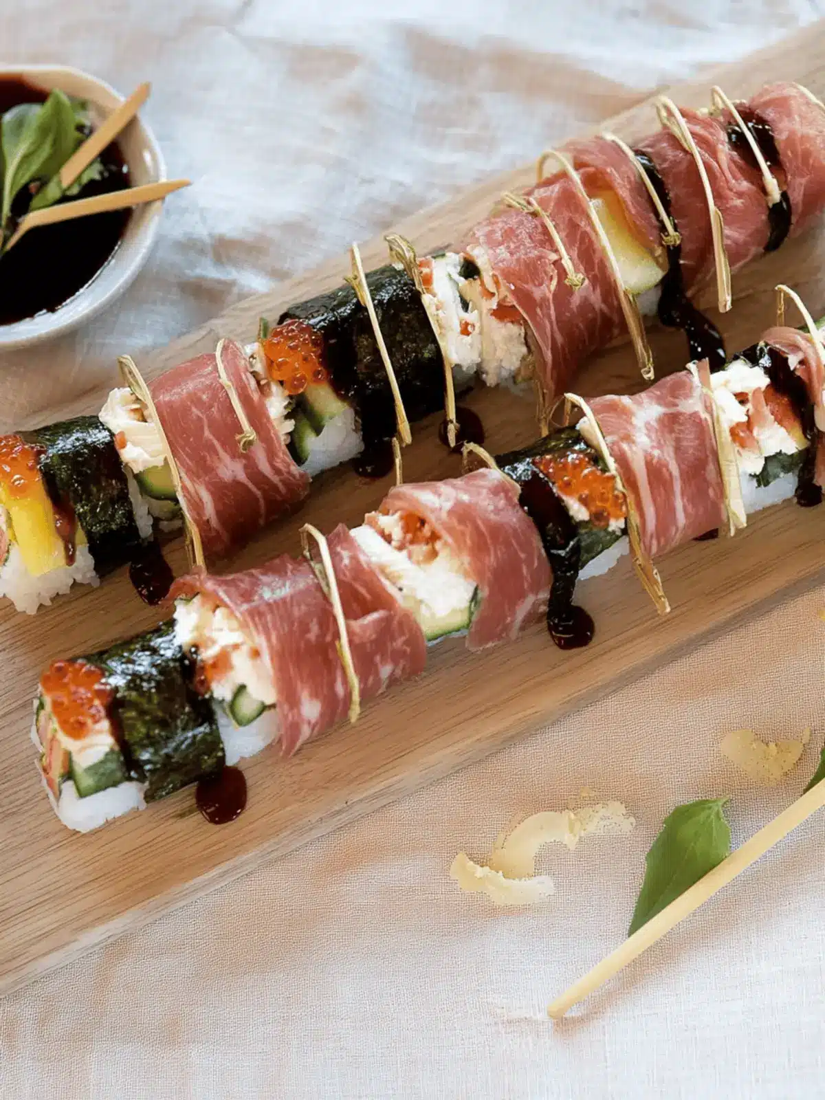 Italian Charcuterie Sushi Rolls