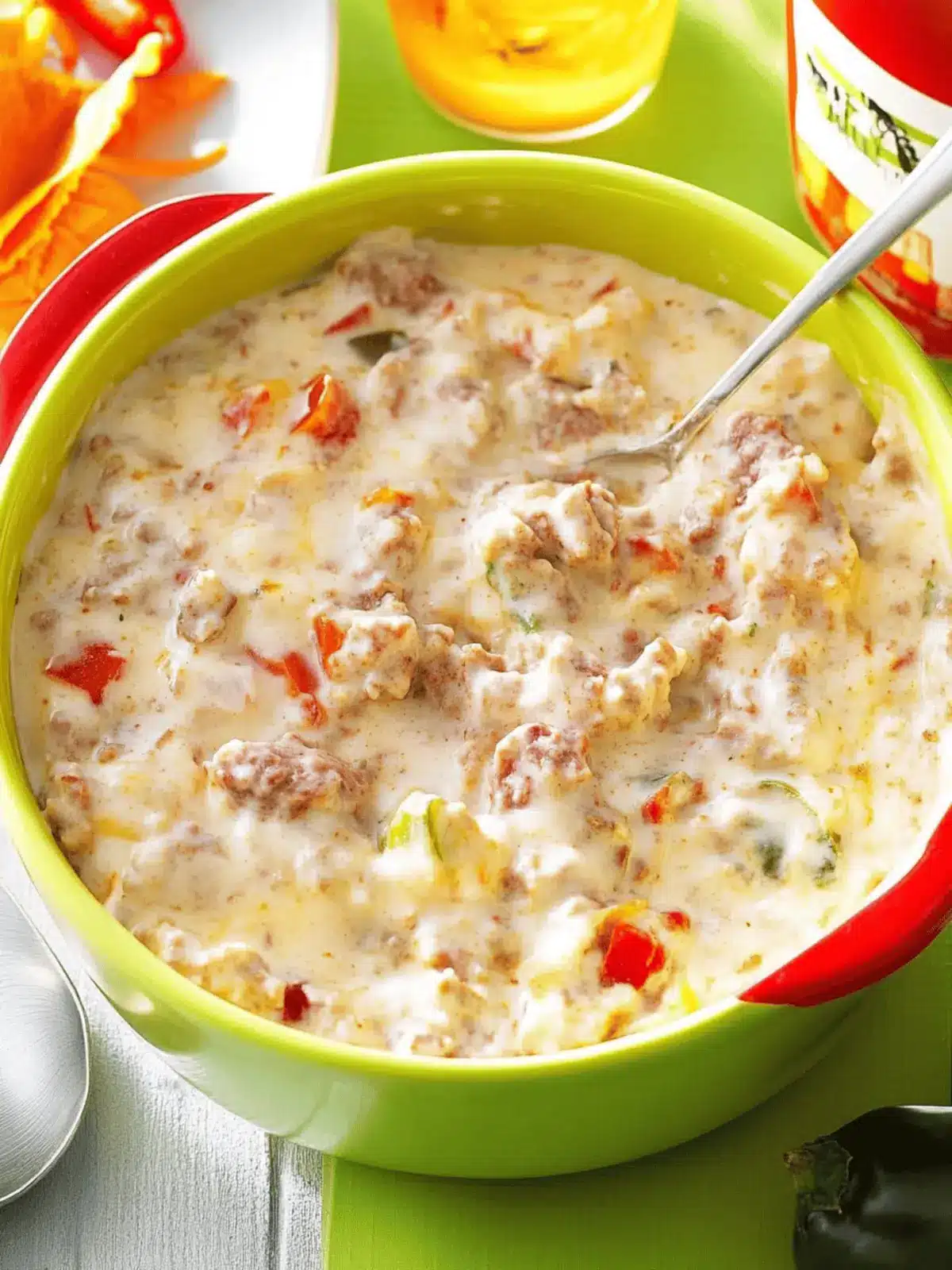 Sausage Jalapeno Dip