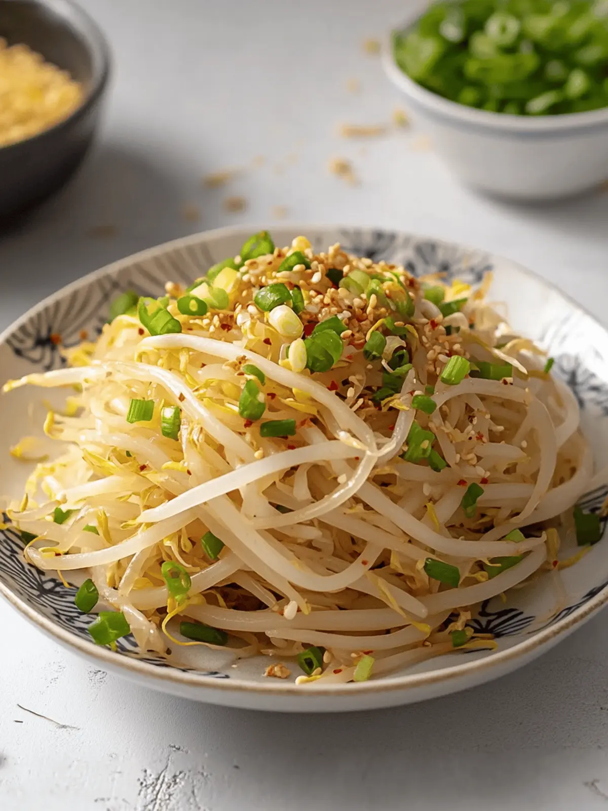 Korean Bean Sprout Salad