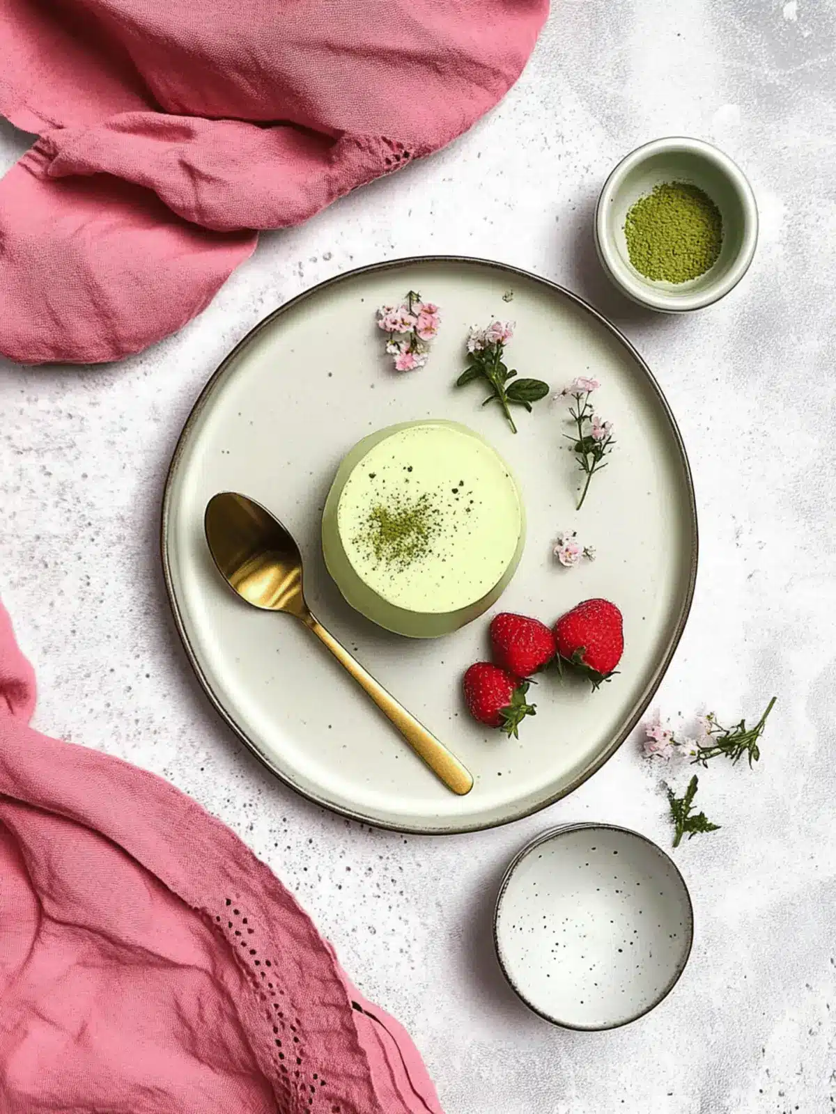 Matcha Panna Cotta
