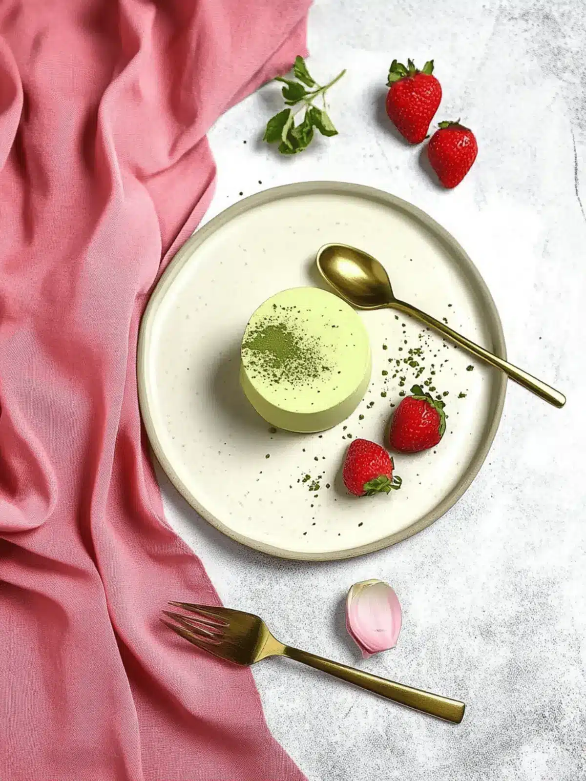 Matcha Panna Cotta