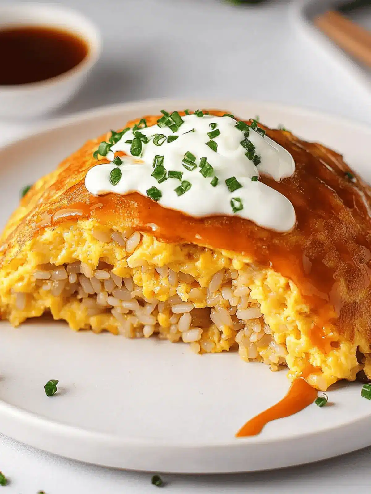Omurice (Japanese Rice Omelet)