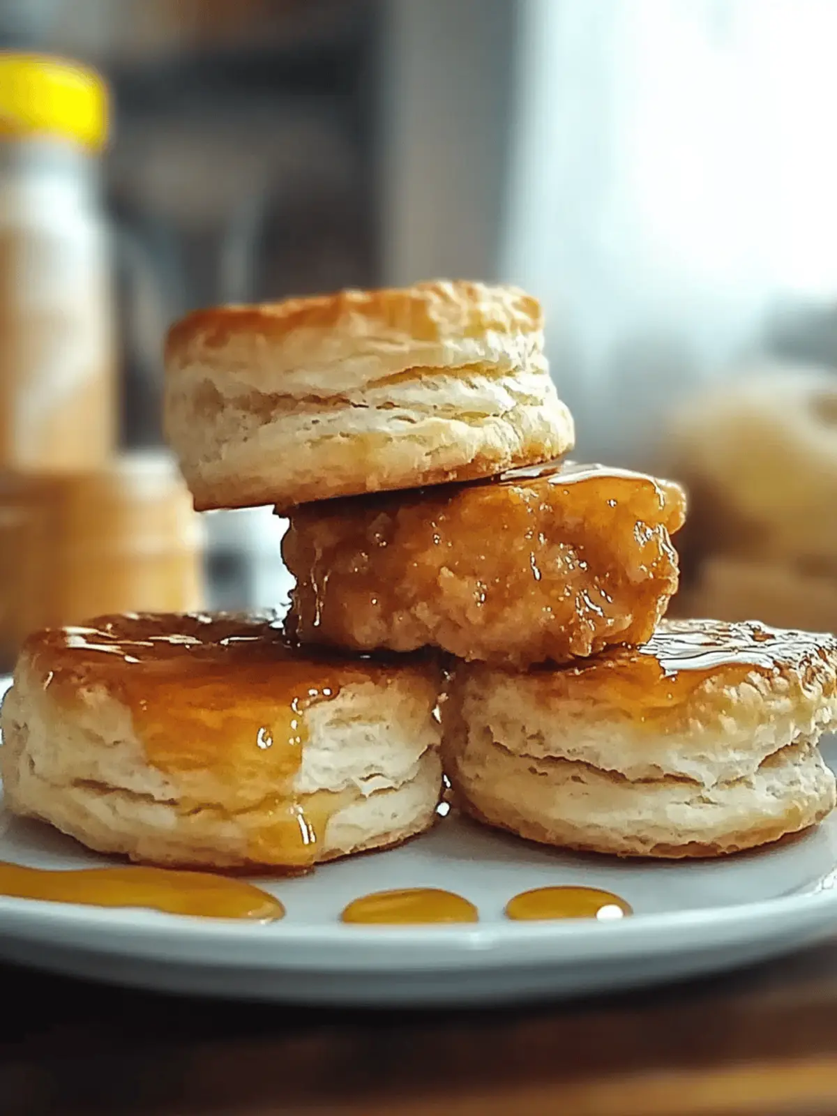 Hot Honey Chicken Biscuits