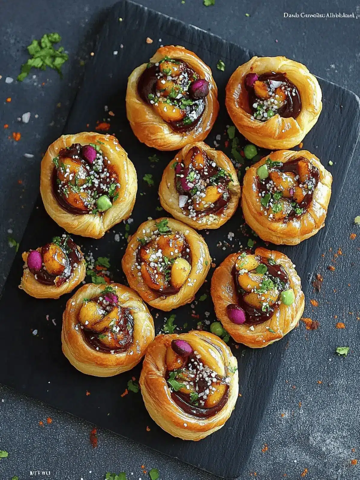 Dabeli Puff Pastry Swirl