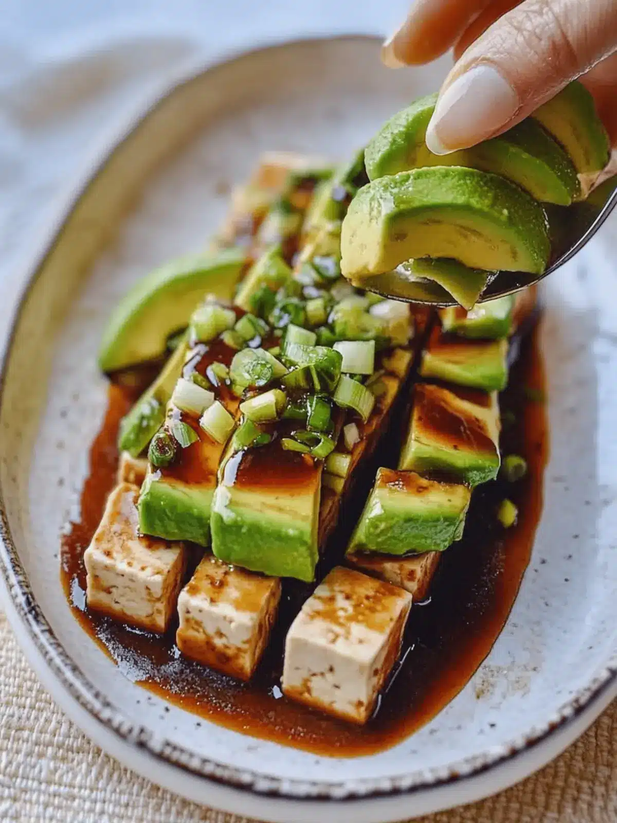 Tofu Avocado Salad