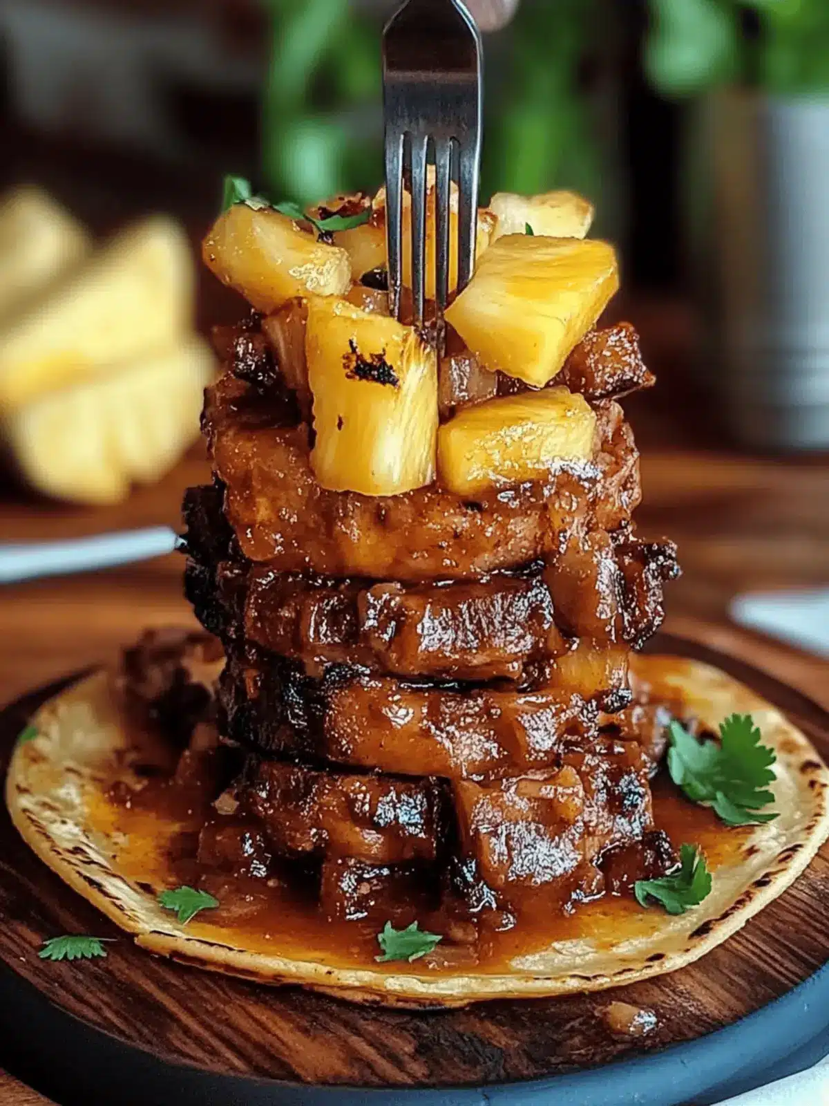 Al Pastor Tacos with Pineapple