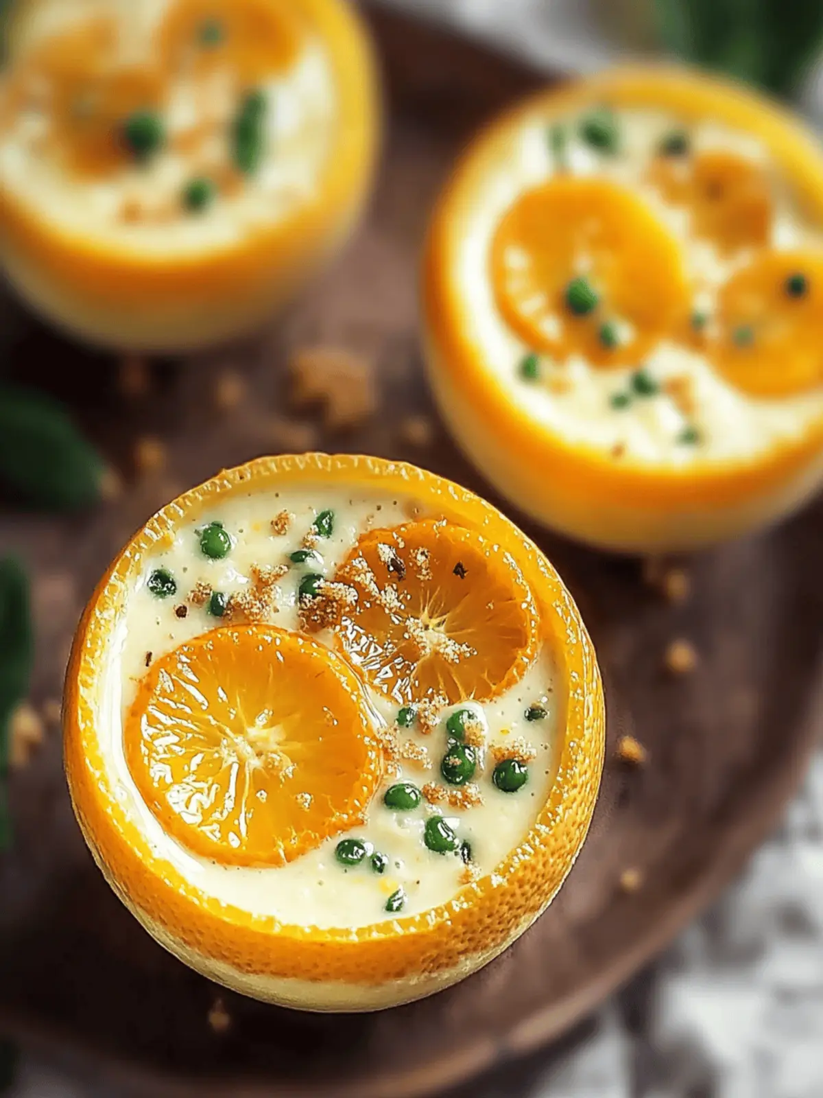 Zesty Orange Makhana Pudding