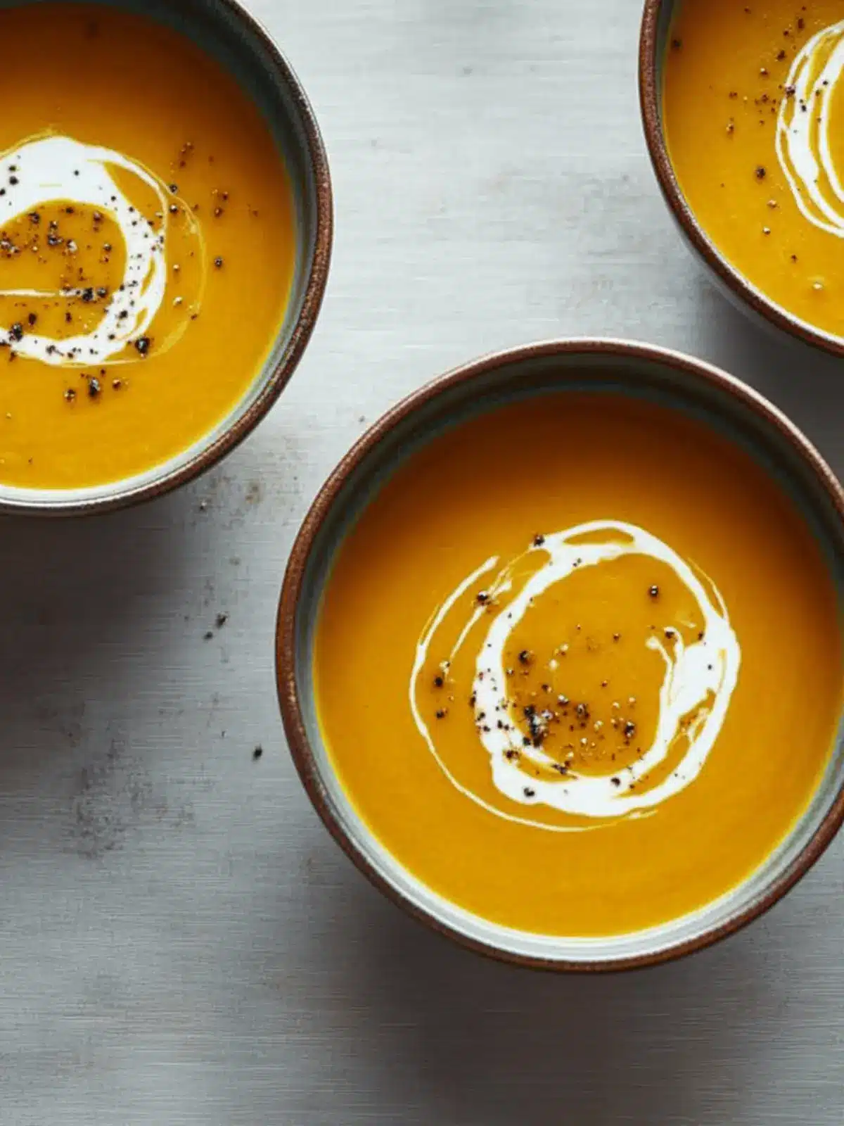 Creamy Pumpkin Soup with Rosemary That Embraces Fall Flavors 3 Pumpkin Soup