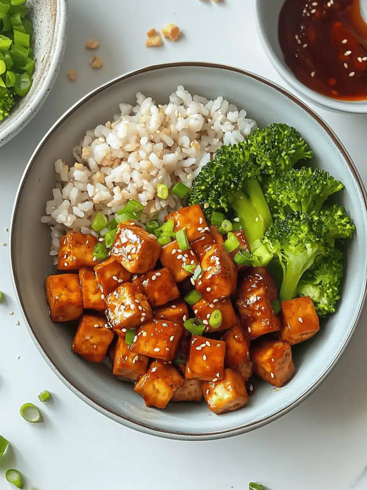Sticky Tofu Bowl