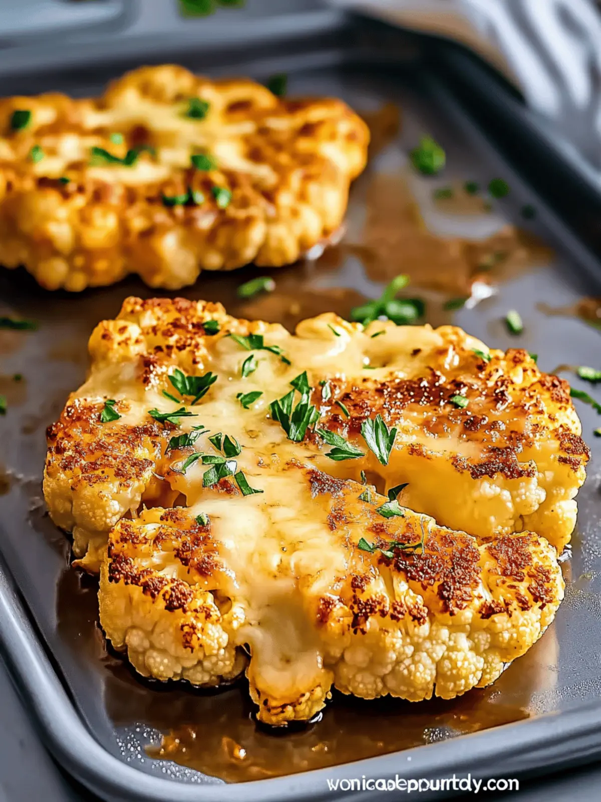 Cheesy Cauliflower Steak