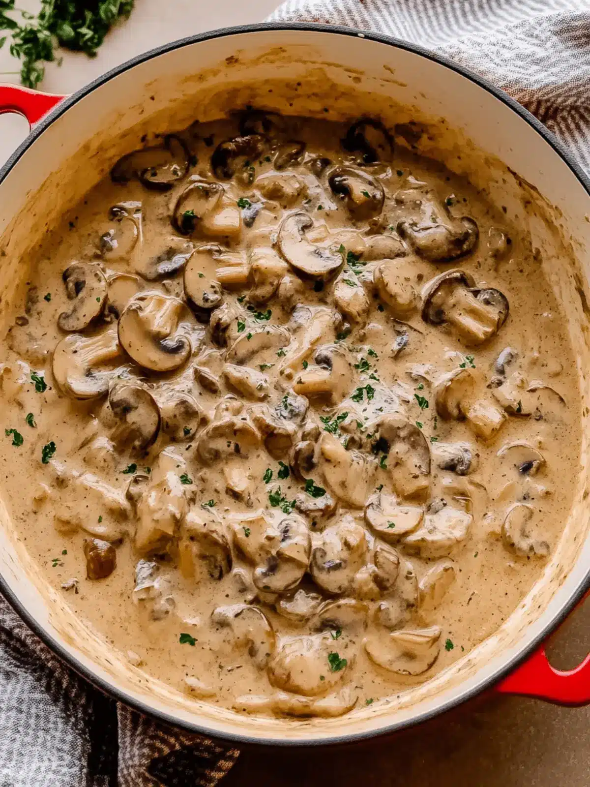 Mushroom Stroganoff Recipe