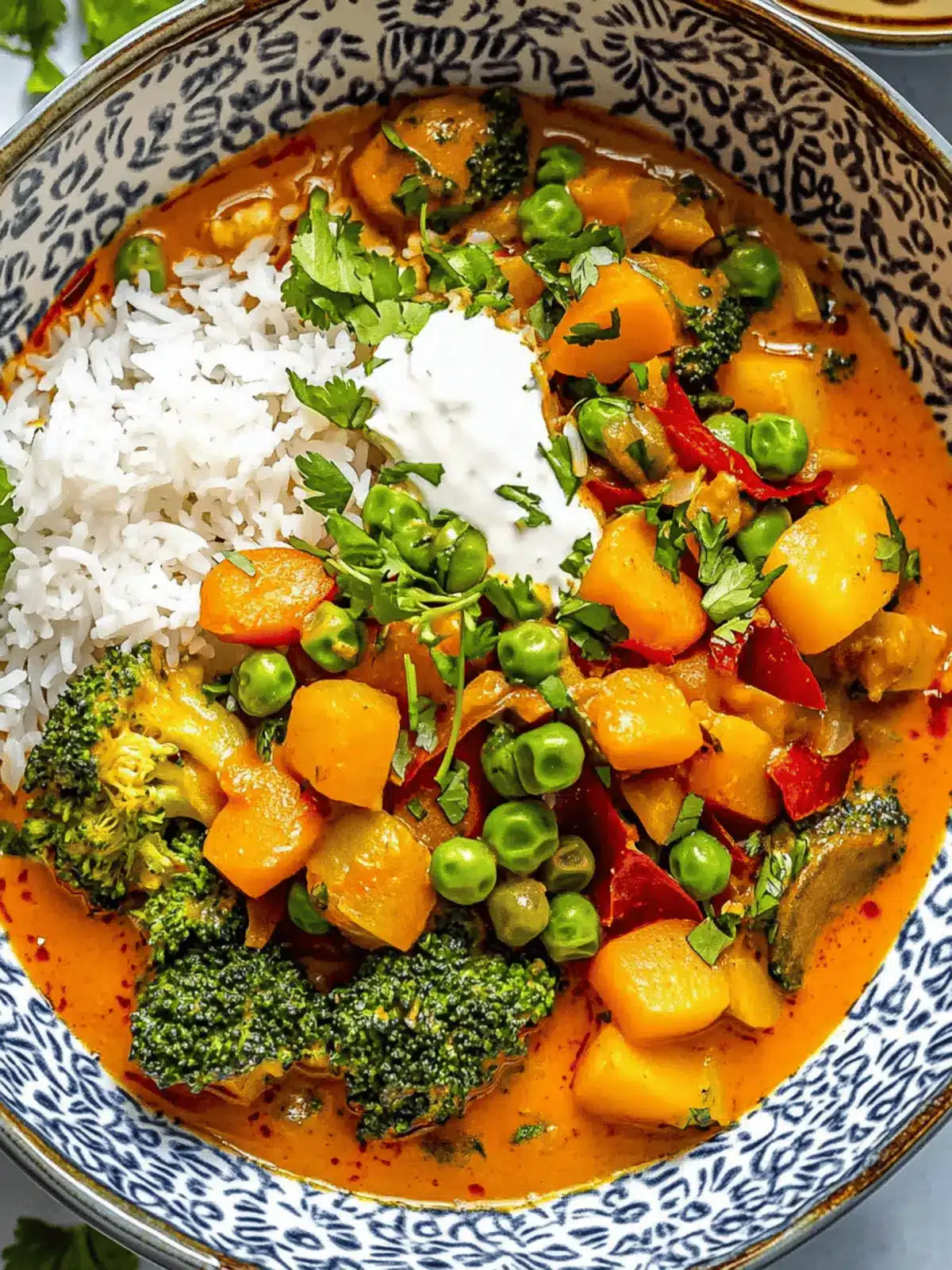 Savory Vegetable Curry with Chickpeas and Sweet Potatoes 3 Vegetable Curry