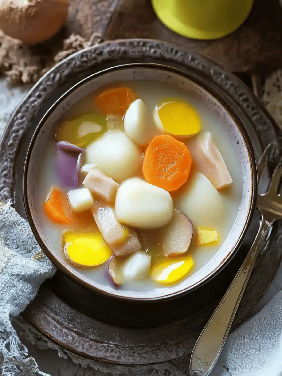 Ginataang Bilo Bilo - Filipino Dessert Pudding