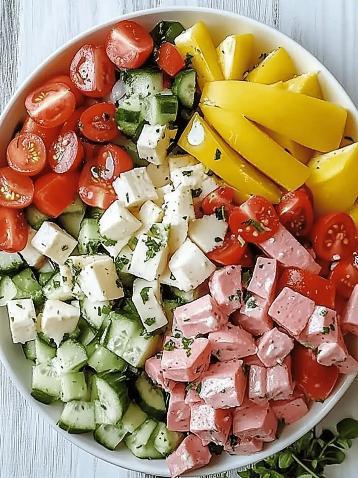 Italian Sub Salad Two Ways