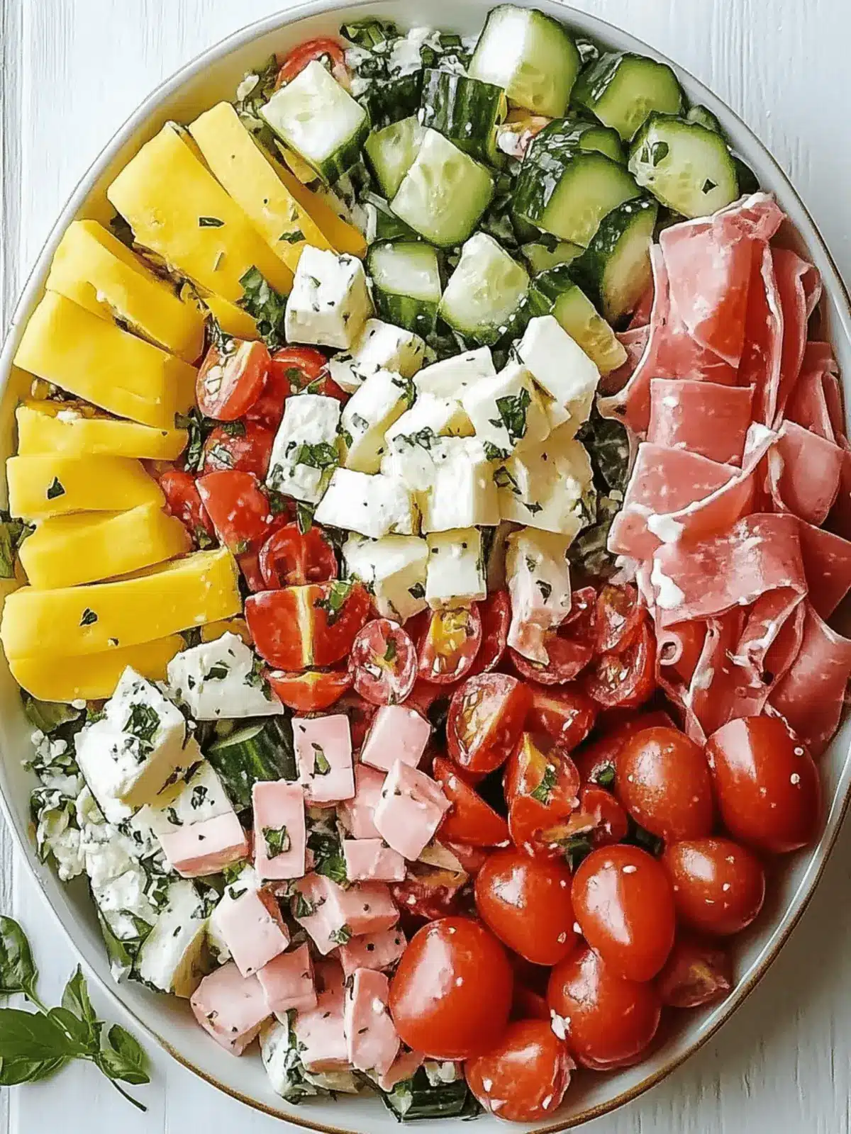 Italian Sub Salad Two Ways