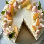 Jasmine, Peach & Vanilla Cake