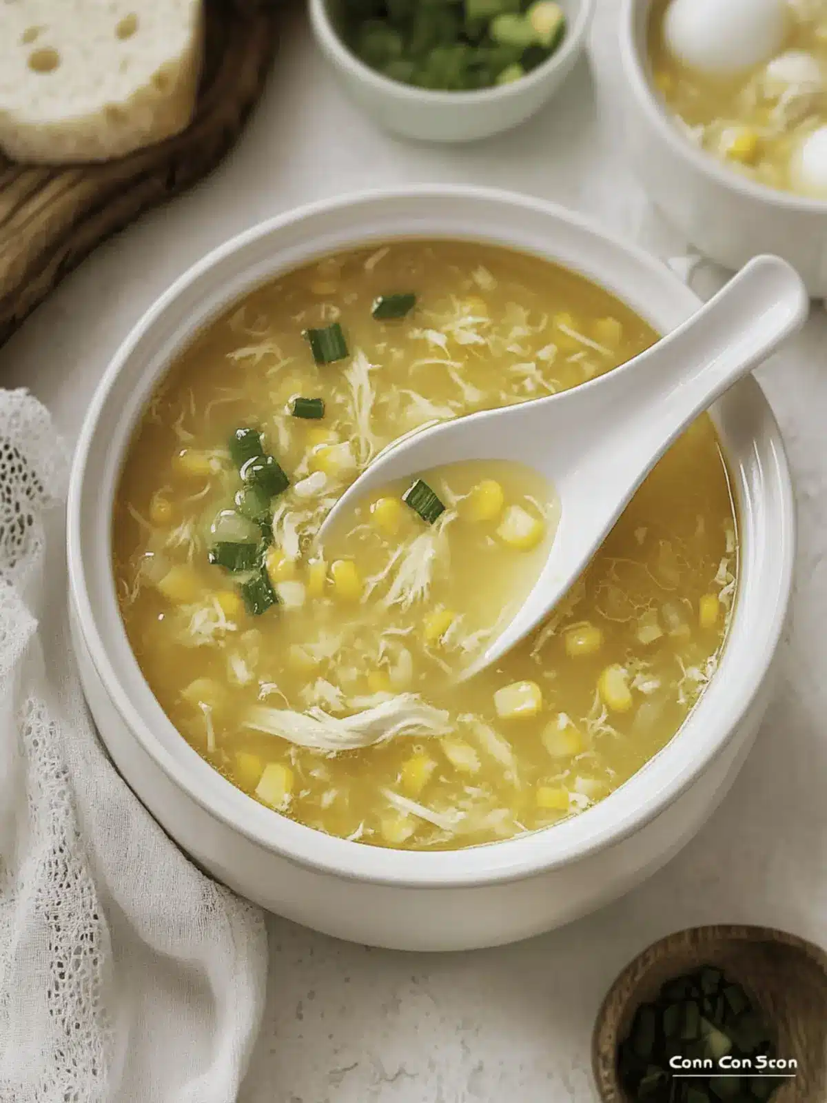 Chicken Corn Egg Drop Soup