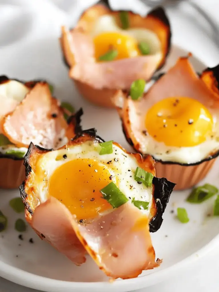 Ham and Cheese Egg Cups
