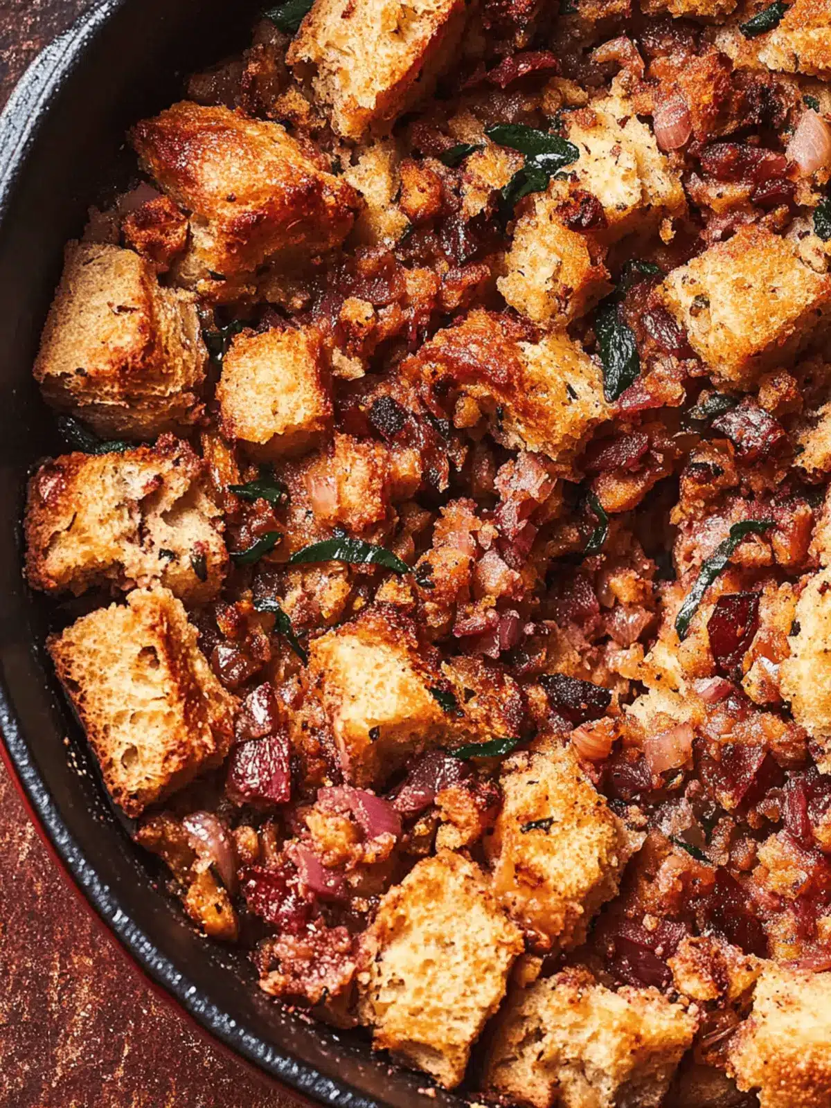 Red onion & sourdough stuffing