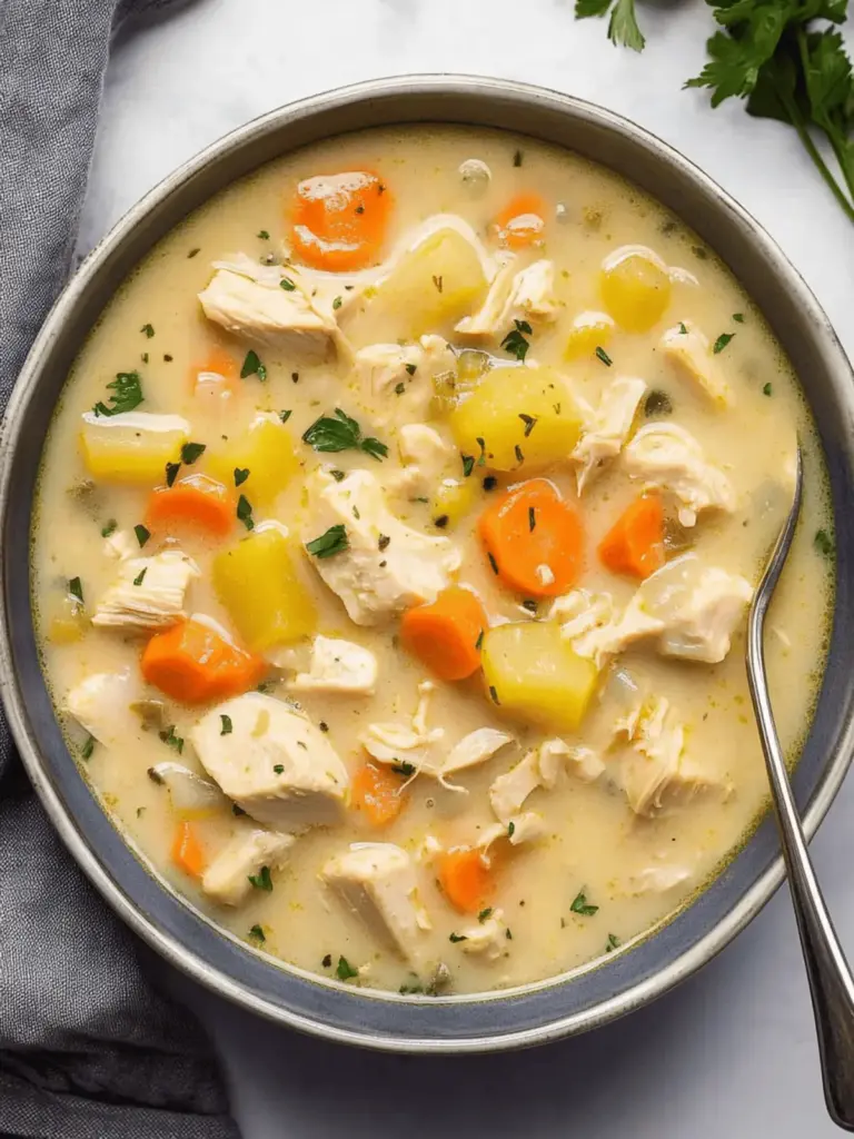 Leftover Turkey Soup