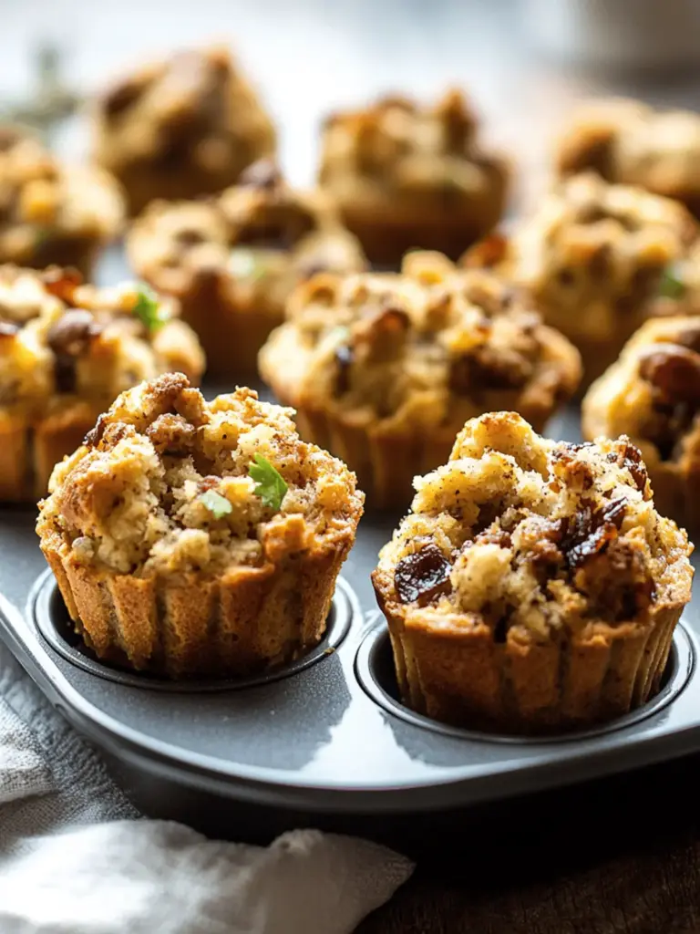 Thanksgiving Stuffing Muffins